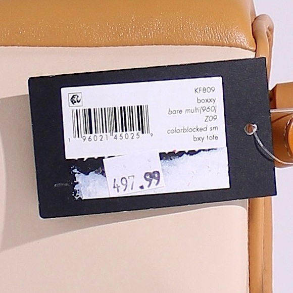 Kate Spade Boxxy Colorblocked Tote In Bare Multi - Picture 9 of 11